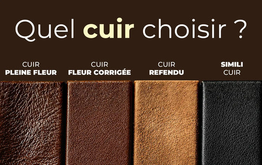 Béret cuir : quel cuir choisir ? Comparatif simili, refendu, pleine fleur