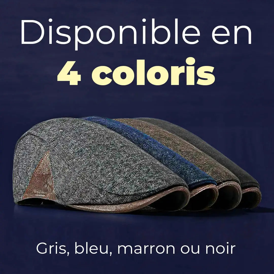 Béret casquette disponible en gris bleu marron et noir