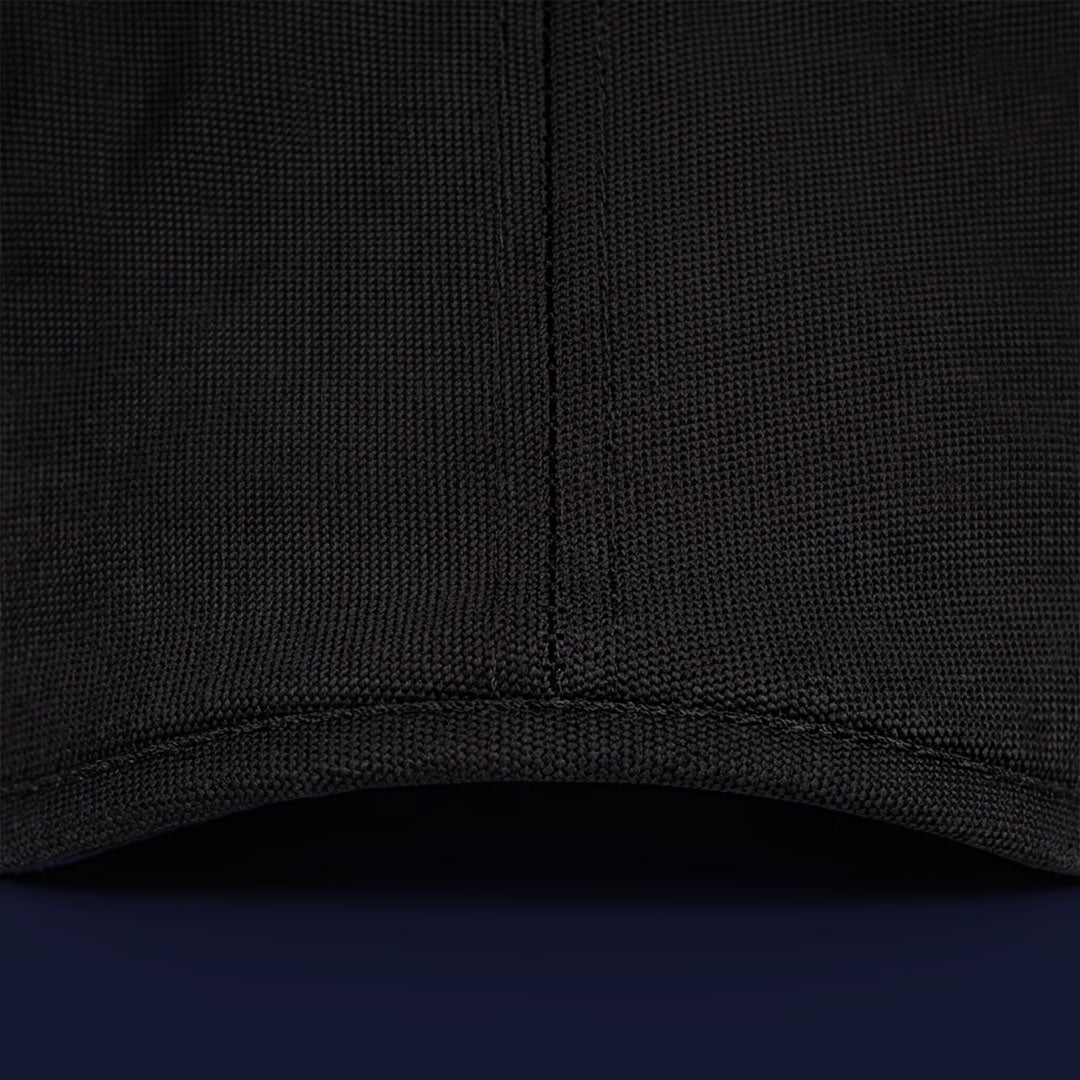 Détail du tissu du béret casquette en coton