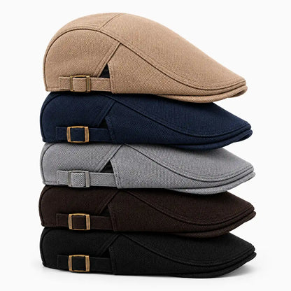 Béret casquette Rodolphe en polyester, les cinq couleurs disponibles