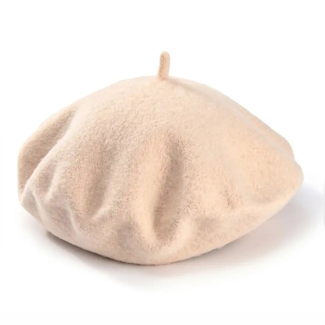 béret basque femme en laine beige Cynthia - La Maison du Béret