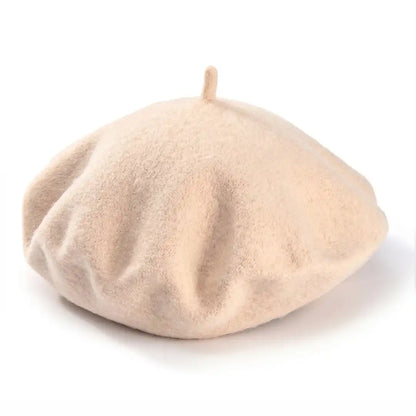béret basque femme en laine beige Cynthia - La Maison du Béret