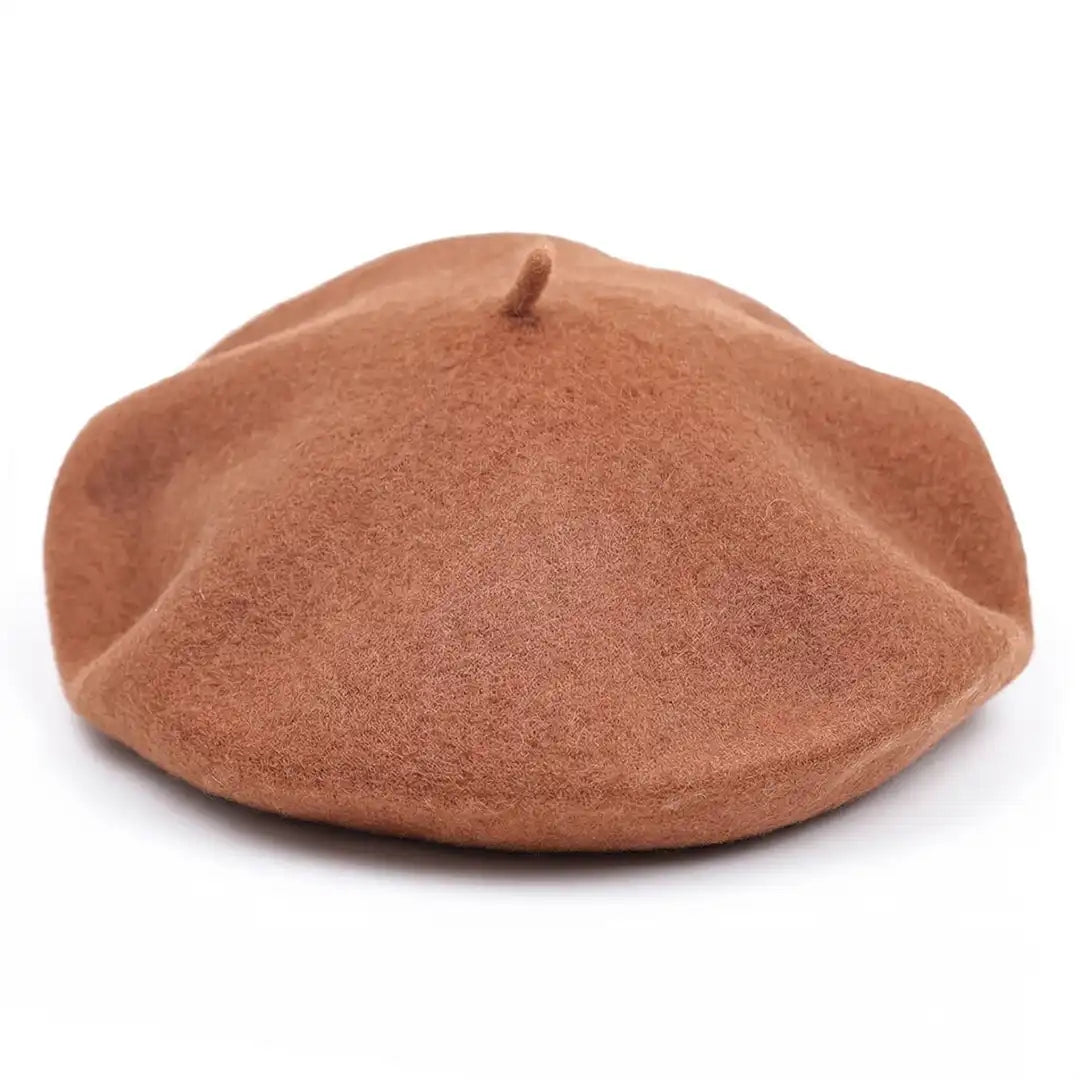 béret basque femme en laine marron Cynthia - La Maison du Béret
