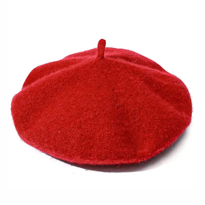 béret basque femme en laine rouge Cynthia - La Maison du Béret