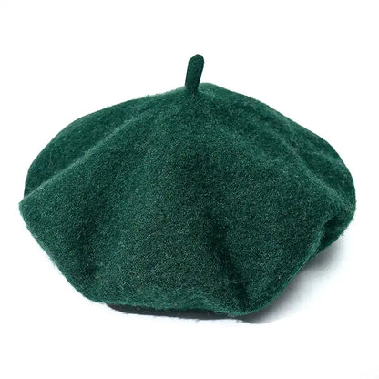 béret basque femme en laine vert fonce Cynthia - La Maison du Béret