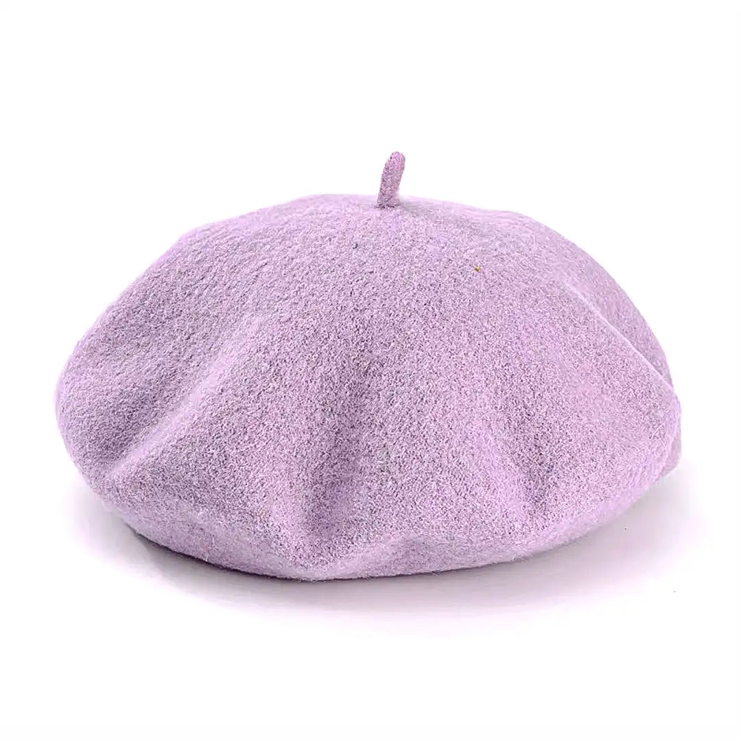 béret basque femme en laine violet Cynthia - La Maison du Béret