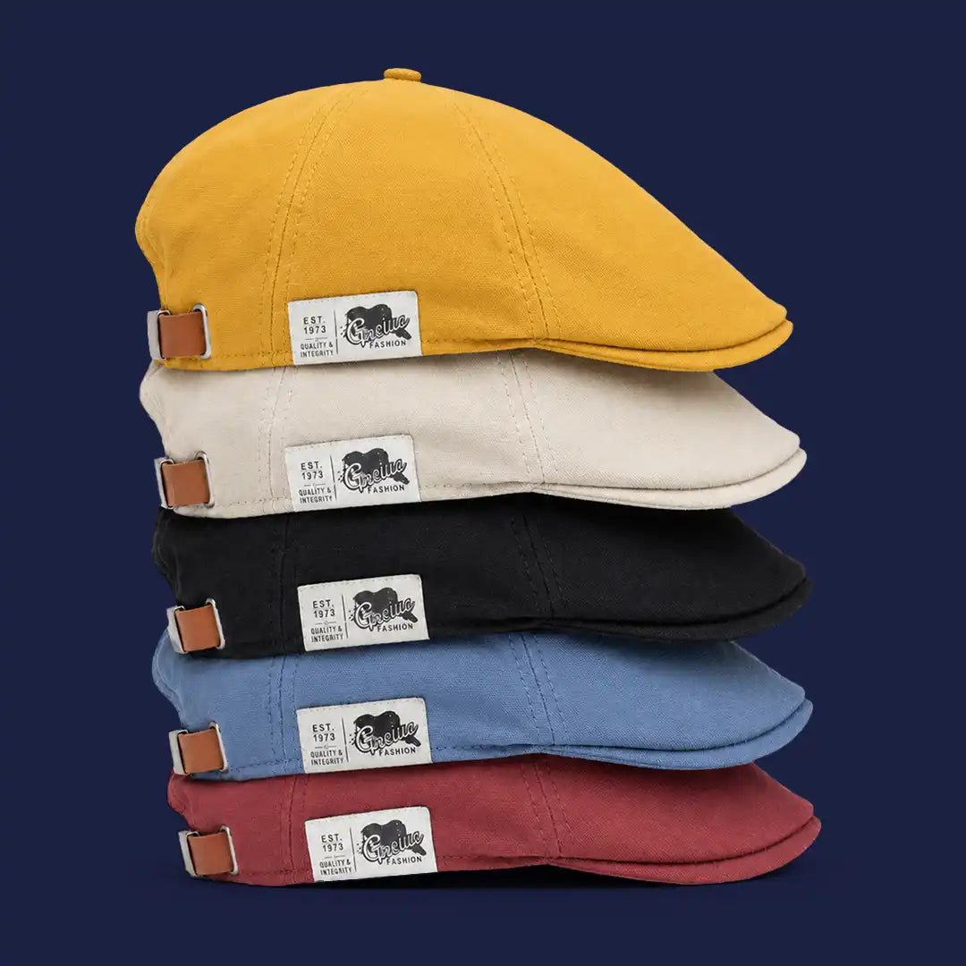 Beret casquette unisexe 100% coton réglable | Enzo