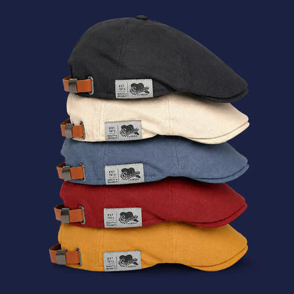 Beret casquette unisexe 100% coton réglable | Enzo