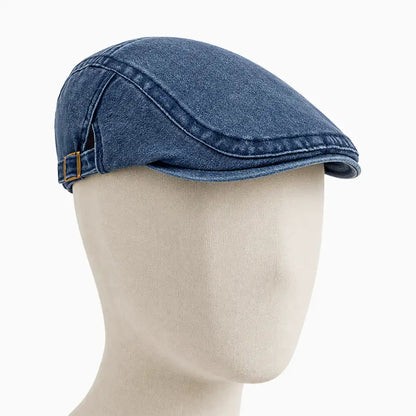 Beret casquette unisexe en 100% coton ajustable | Anthony