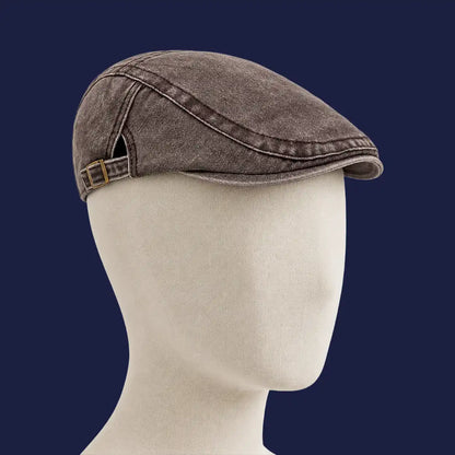 Beret casquette unisexe en 100% coton ajustable | Anthony