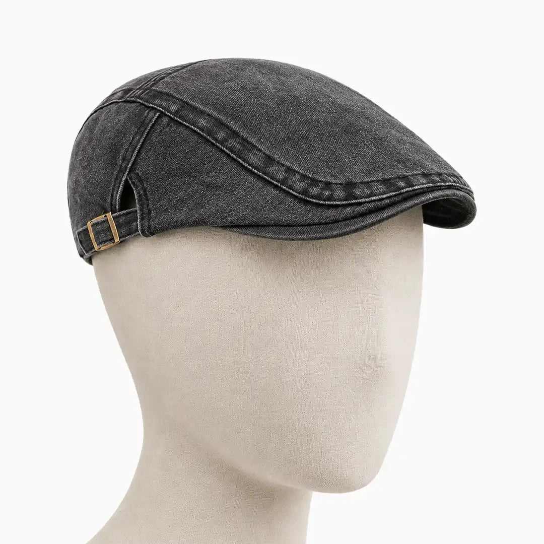 Beret casquette unisexe en 100% coton ajustable | Anthony