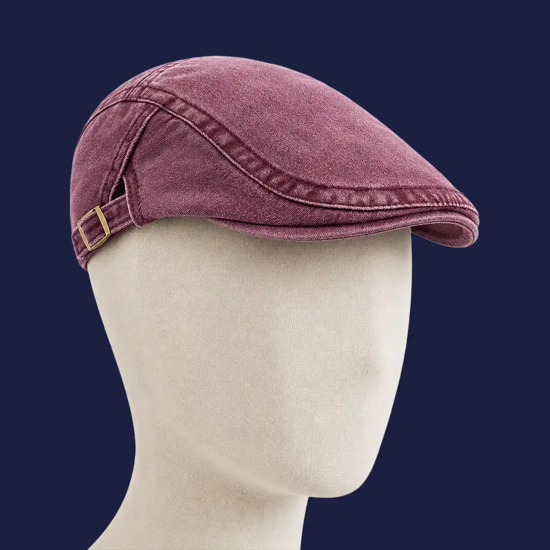 Beret casquette unisexe en 100% coton ajustable | Anthony