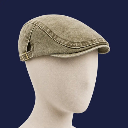 Beret casquette unisexe en 100% coton ajustable | Anthony