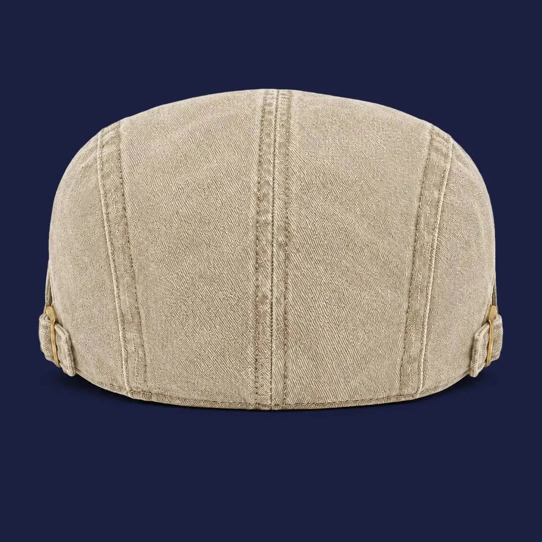 Béret casquette Anthony Beige sable - vue de dos