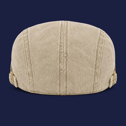 Béret casquette Anthony Beige sable - vue de dos