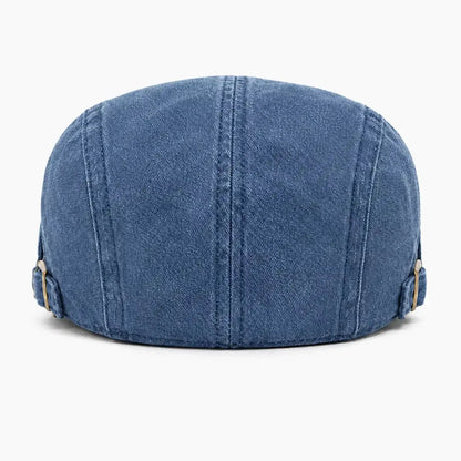 Béret casquette Anthony Bleu jean - vue de dos