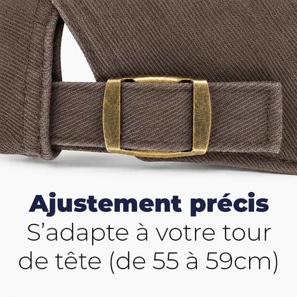 Béret casquette Anthony Marron chataigne - réglage