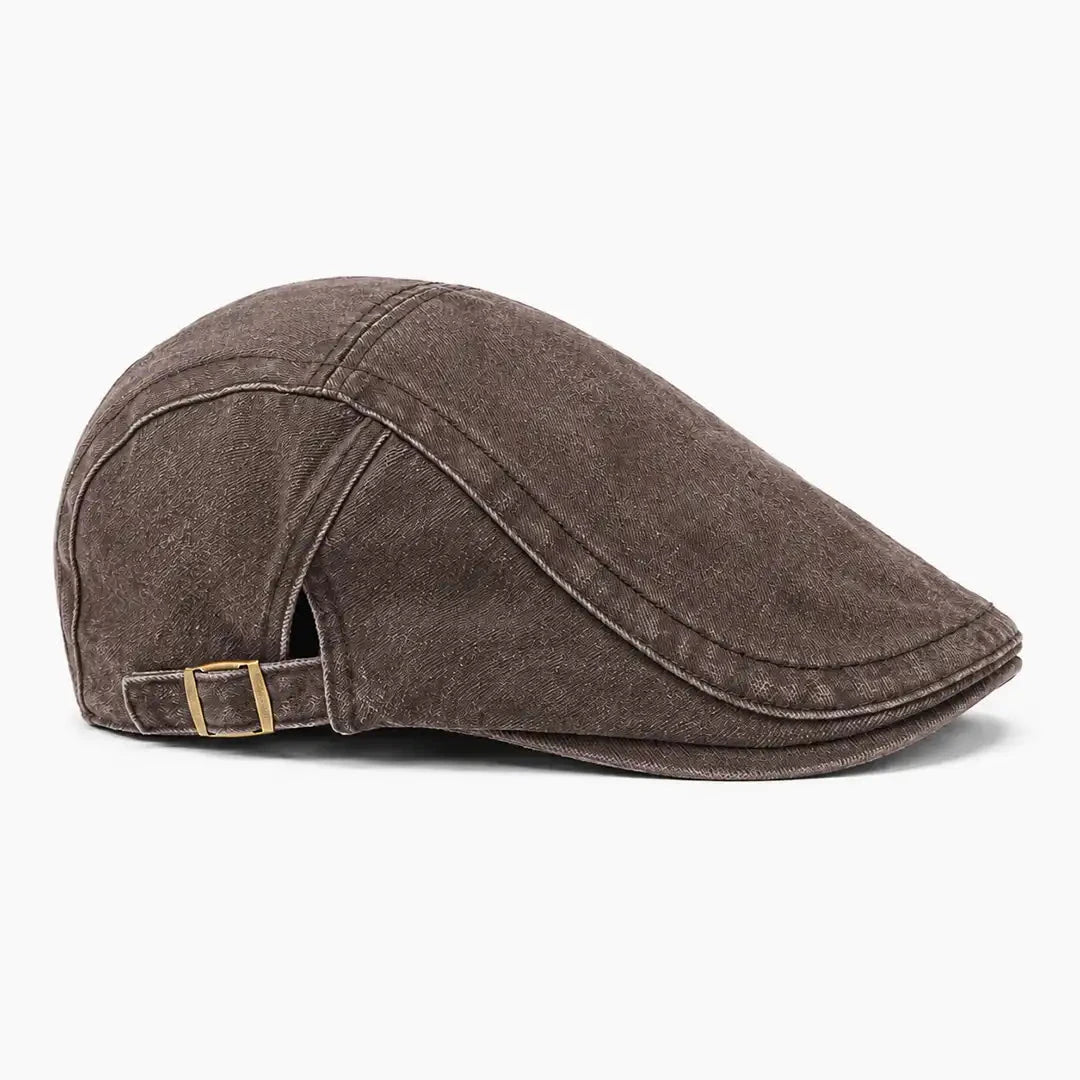 Béret casquette Anthony Marron chataigne - vue de côté