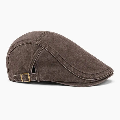 Béret casquette Anthony Marron chataigne - vue de côté
