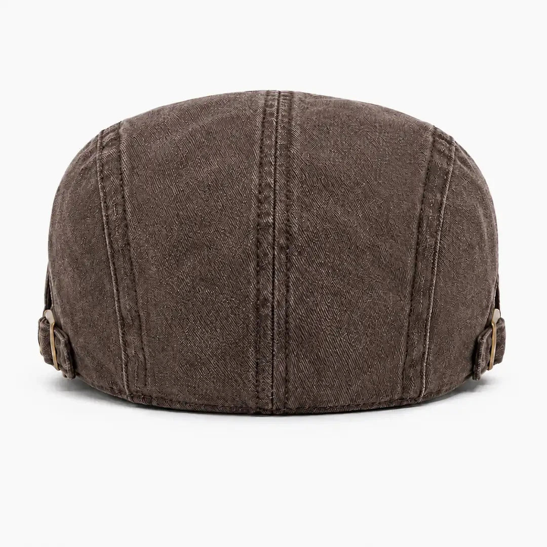 Béret casquette Anthony Marron chataigne - vue de dos