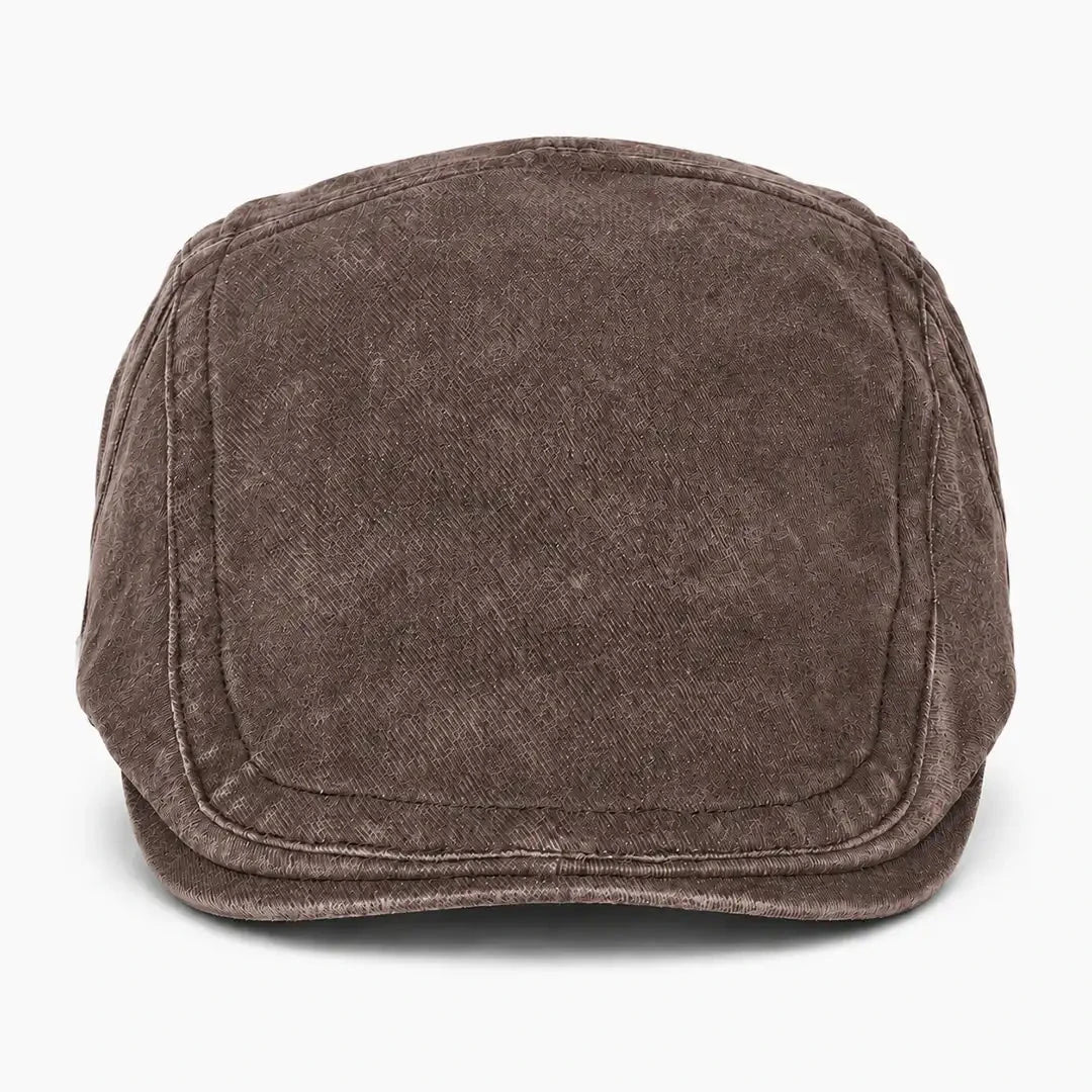 Béret casquette Anthony Marron chataigne - vue de face