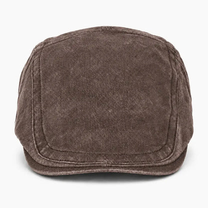 Béret casquette Anthony Marron chataigne - vue de face