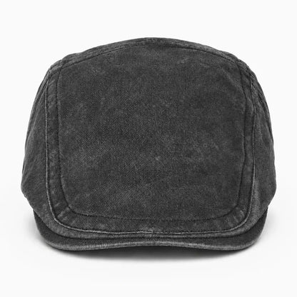 Béret casquette Anthony Noir - vue de face