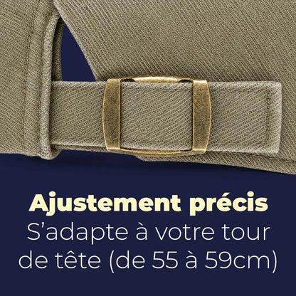 Béret casquette Anthony Vert kaki - réglage