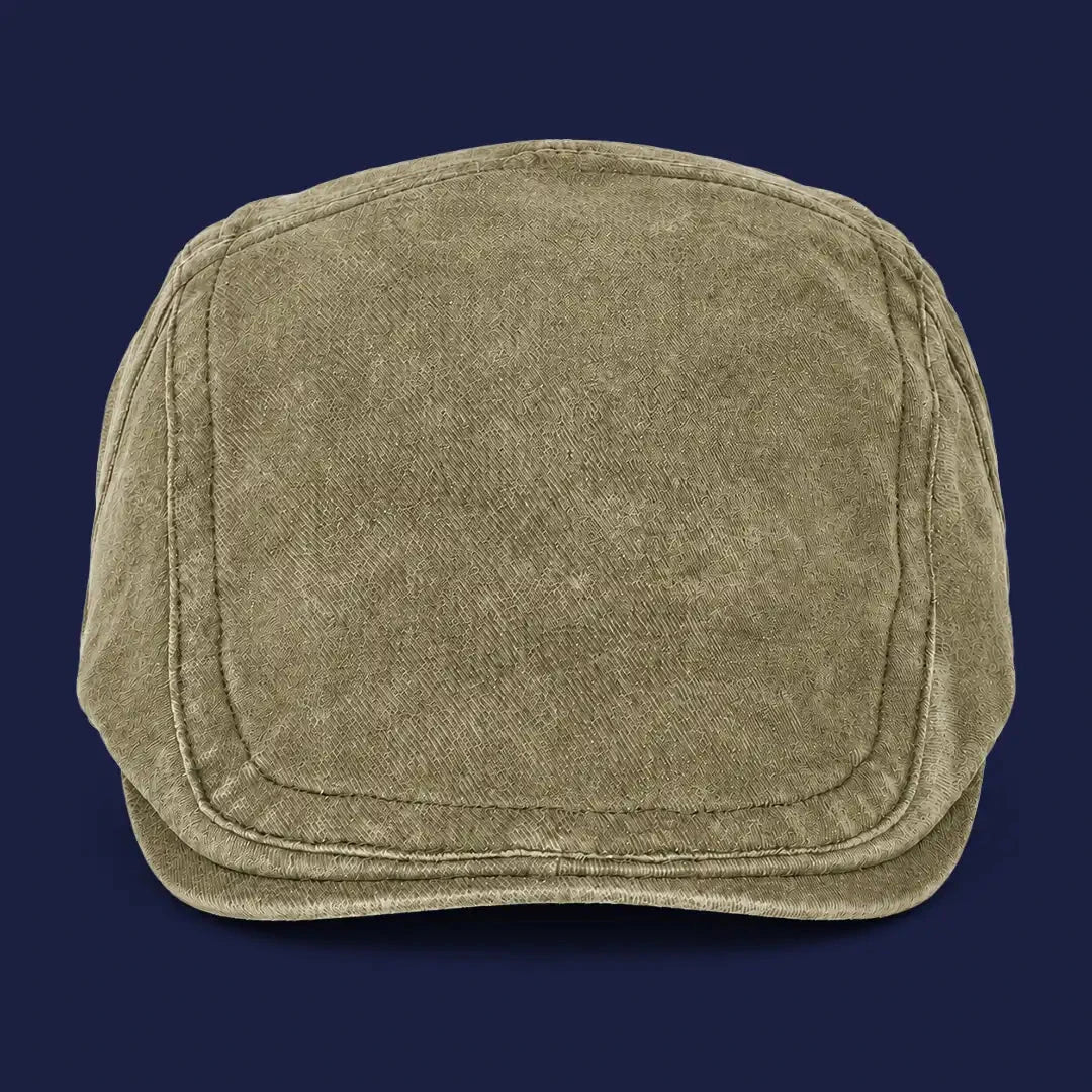 Béret casquette Anthony Vert kaki - vue de face