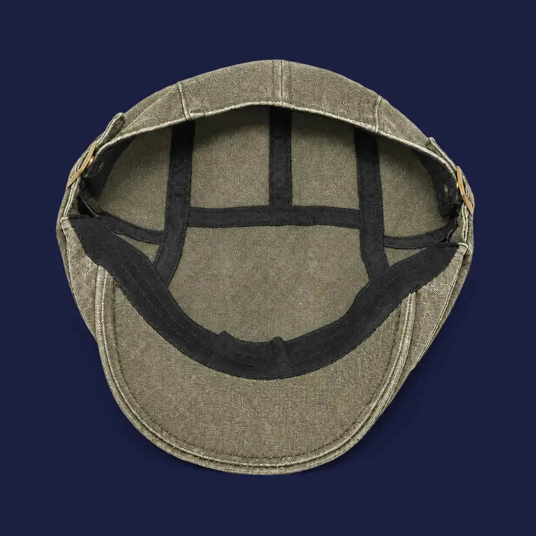 Béret casquette Anthony Vert kaki - intérieur