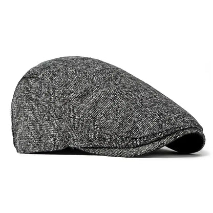 béret casquette unisexe coton polyester gris foncé ajustable Bruno - La Maison du Béret