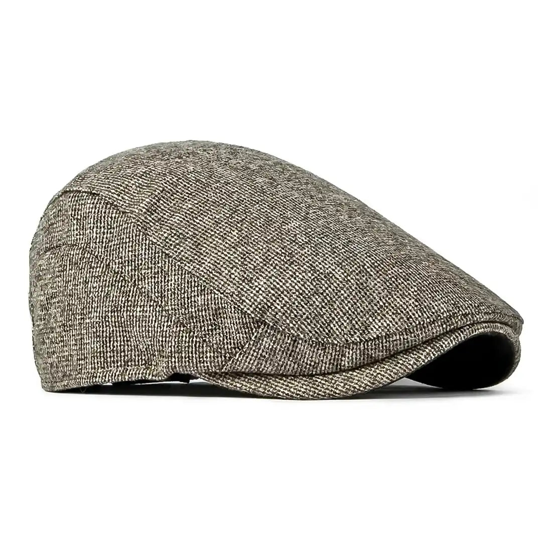 béret casquette unisexe coton polyester marron ajustable Bruno - La Maison du Béret
