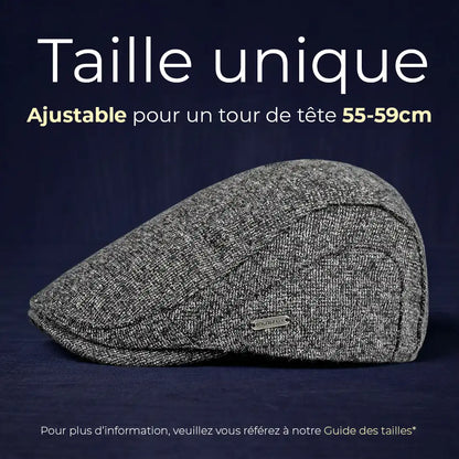 béret casquette unisexe coton polyester taille unique ajustable 55-59cm Bruno - La Maison du Béret
