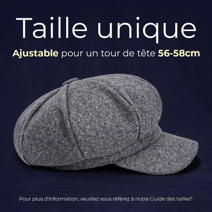 Béret gavroche unisexe Aurore taille unique ajustable 56-58 cm - La Maison du Béret